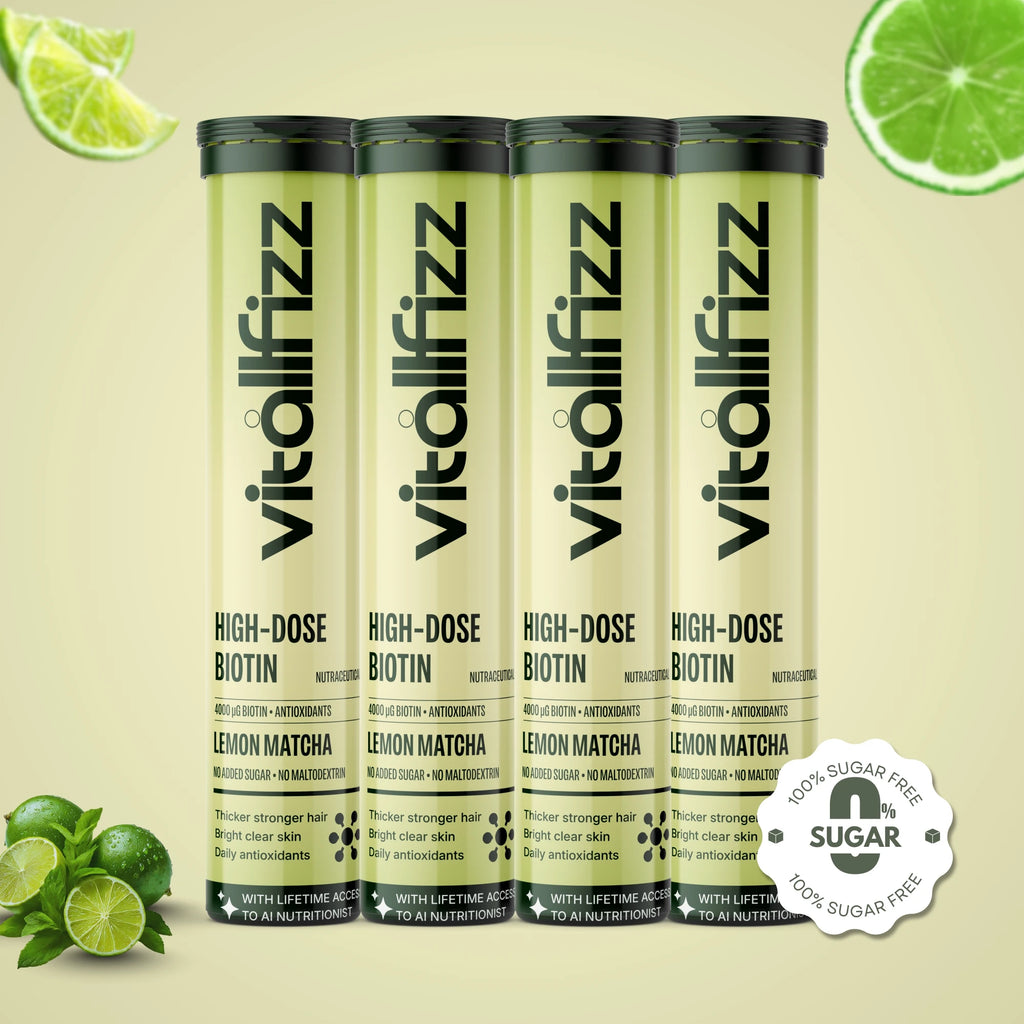 Vitallfizz Biotin | Zero Sugar | Matcha Lemon