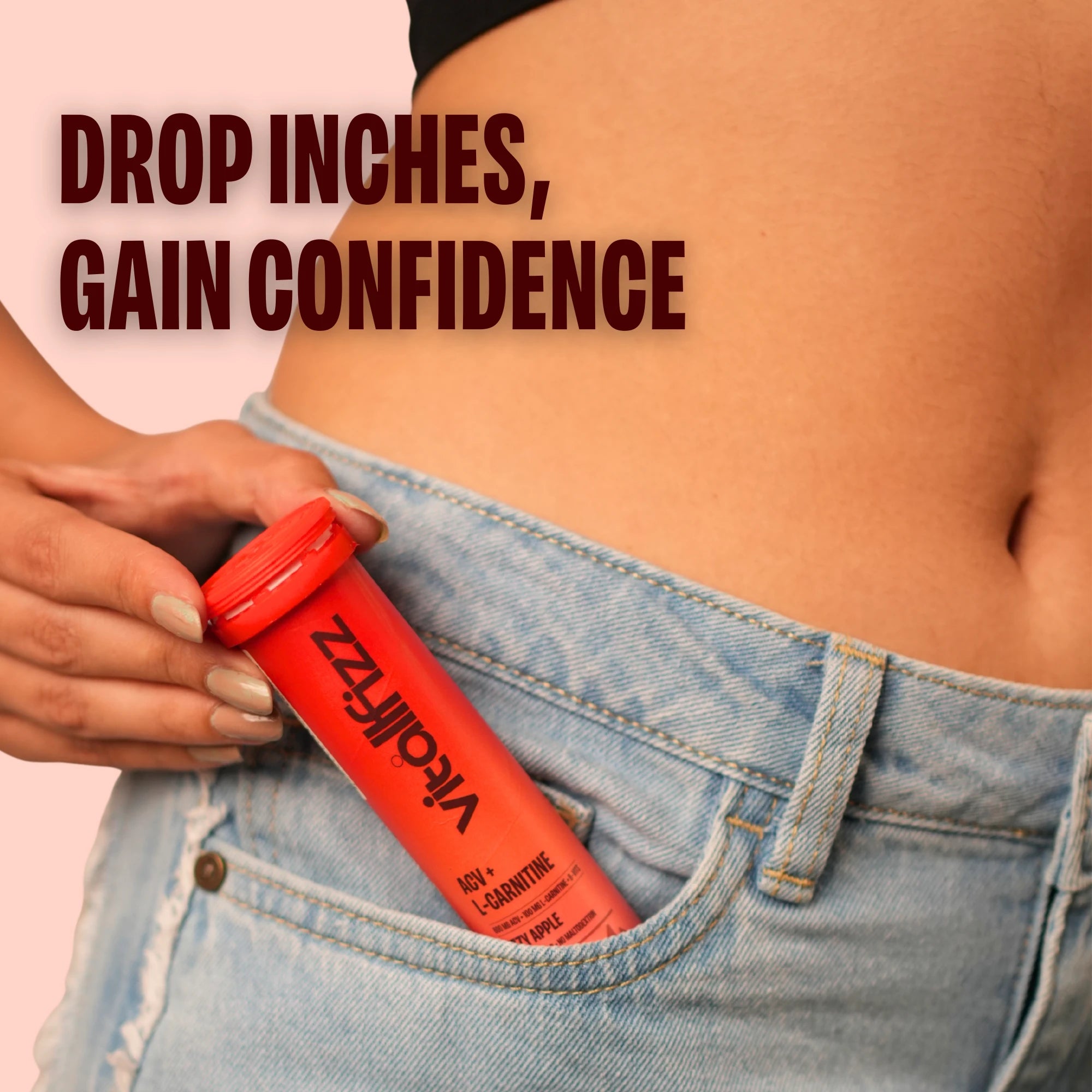 Vitallfizz ACV + L-Carnitine | Metabolism Booster | Zero Sugar | Fizzy Apple