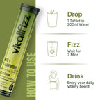 Vitallfizz ACV + L-Carnitine | Metabolism Booster | Zero Sugar | Fizzy Apple