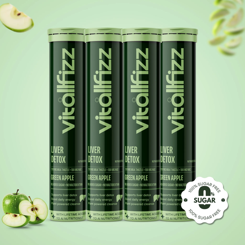 Vitallfizz Liver Detox | Zero Sugar | Green Apple