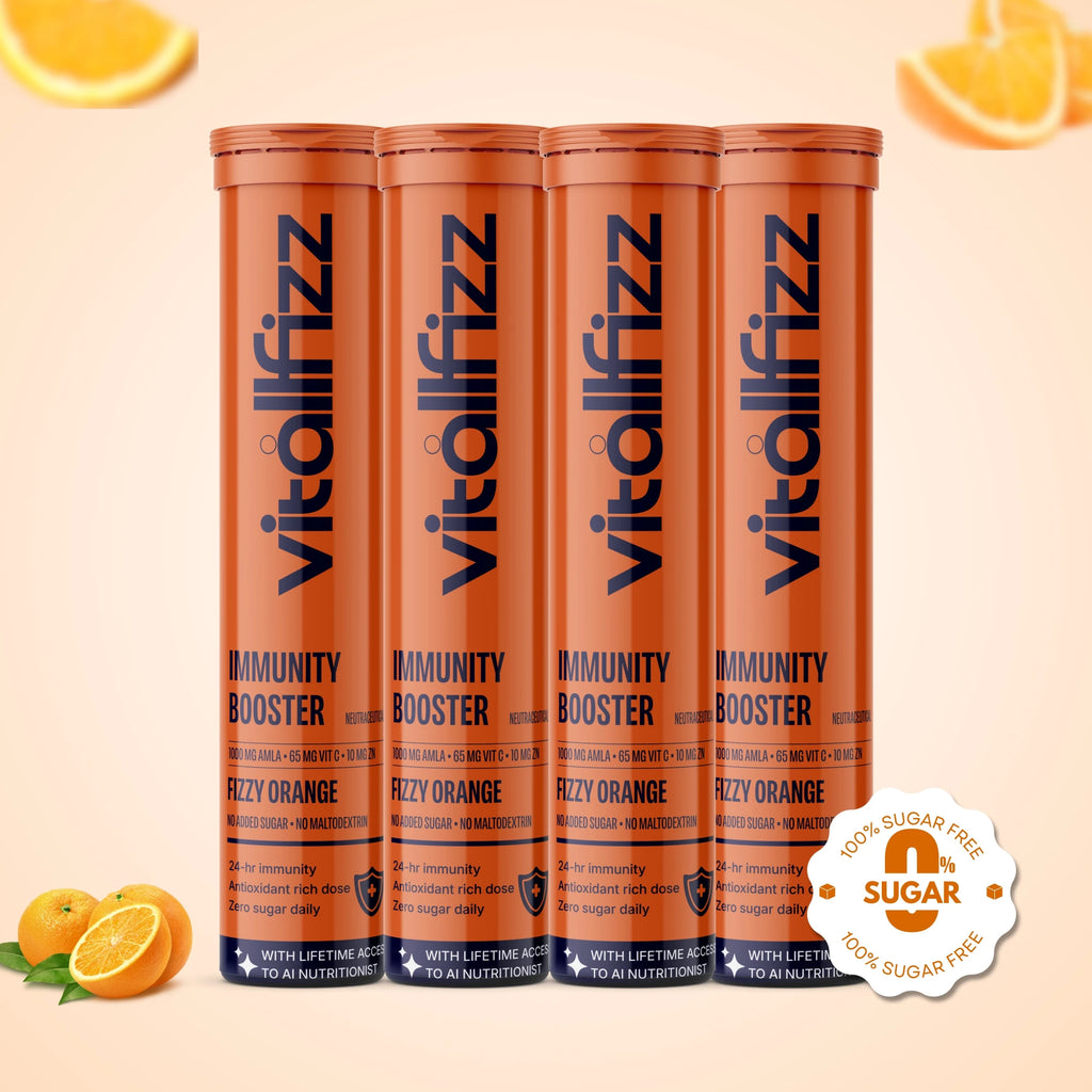 Vitallfizz Vitamin C | Zero Sugar | Fizzy Orange