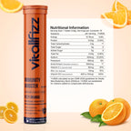 Vitallfizz Vitamin C | Zero Sugar | Fizzy Orange