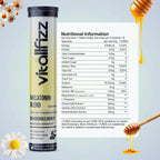 Vitallfizz Melatonin Wellness | Zero Sugar | Chamomile Honey Calm