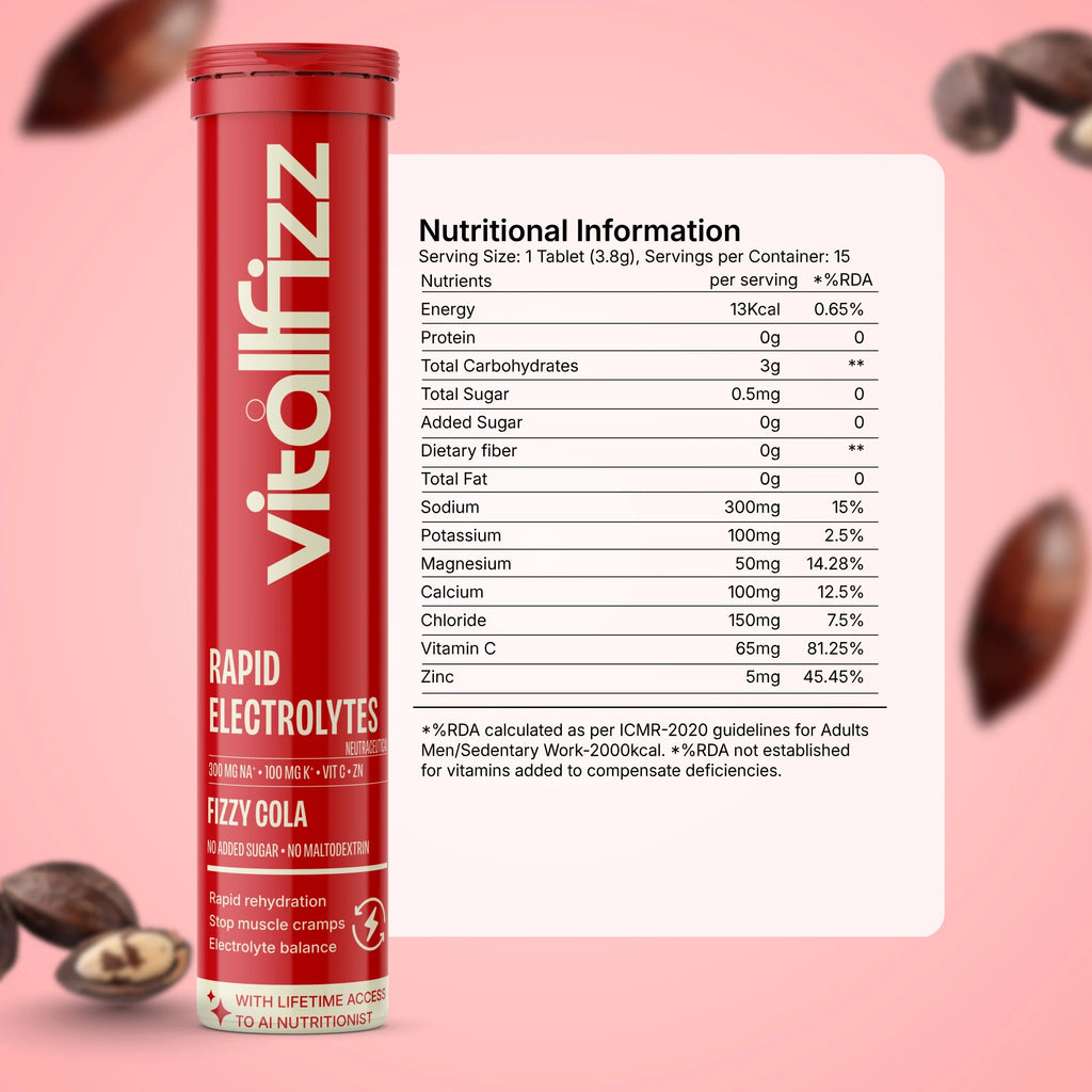 Vitallfizz Electrolytes | Zero Sugar | Fizzy Cola