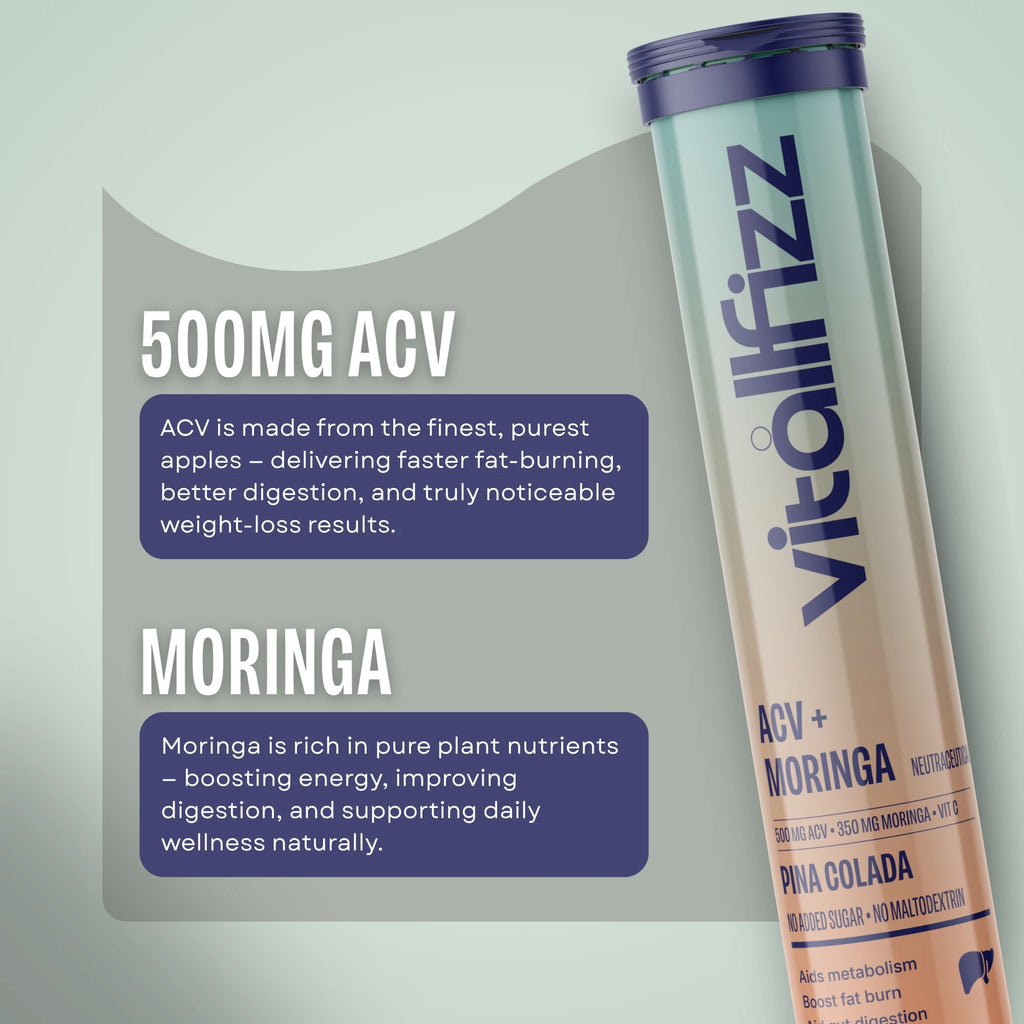 Vitallfizz Moringa ACV | Zero Sugar | Pina Colada