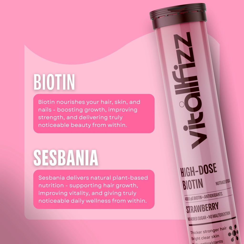 Vitallfizz Biotin | Zero Sugar | Strawberry
