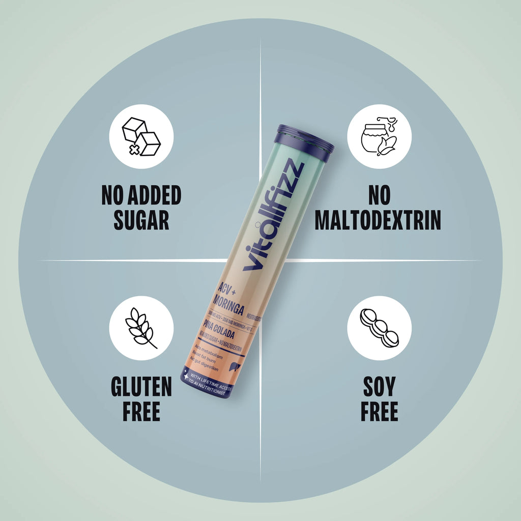 Vitallfizz Moringa ACV | Zero Sugar | Pina Colada